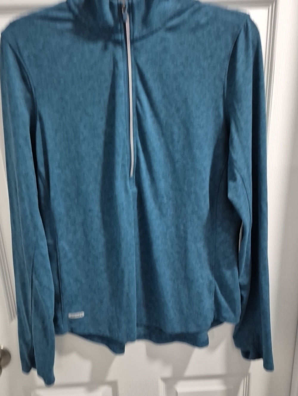Jockey Teal Blue Quarter-Zip Lightweight Pullover